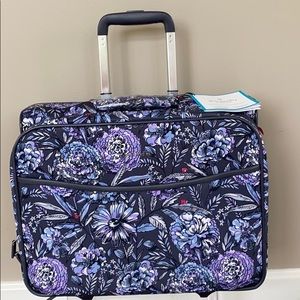 NWOT Vera Bradley Rolling Work Bag